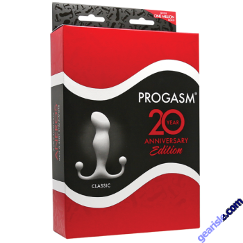 Aneros Progasm Prostate Massager Anal Plug Anniversary Edition White