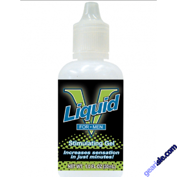 Liquid V For Men Stimulating Gel 1 Oz Maximum Sensation bottle