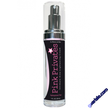 Pink Privates Lightening Cream 1 Oz Intimate Area Lightening Cream bottle