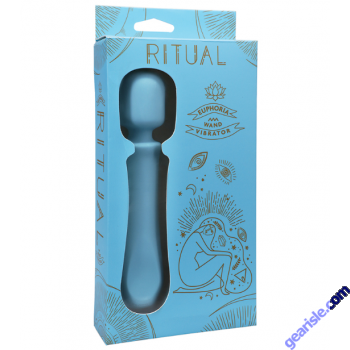 Doc Johnson Ritual Euphoria Wand Vibrator Rechargeable Silicone box