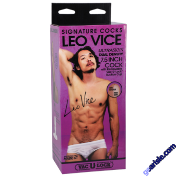 Signature Cocks Leo Vice Removable Vac-U-Lock Suction Cup 7.5" Dildo box
