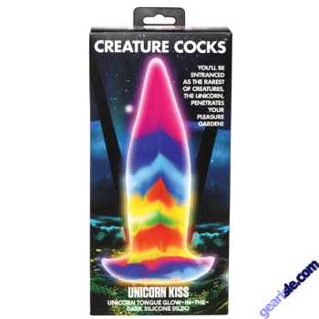 Creature Cocks Unicorn Kiss Dildo Glow In The Dark Silicone