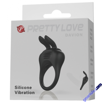 Pretty Love Davion Vibrating Cockring Silicone Flexible box