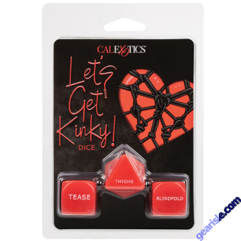 CalExotics Let's Get Kinky Dice Naughty Adults Game box