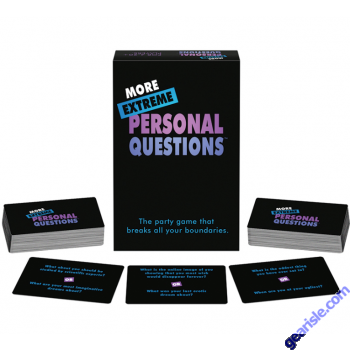 More Extreme Personal Questions Adults Card Game Kheper Games