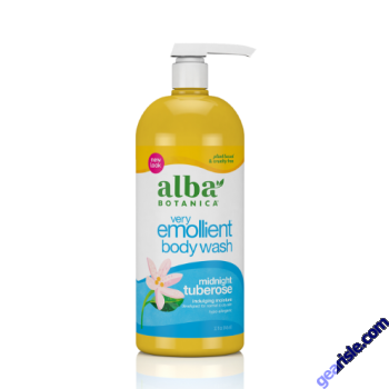 Alba Botanica Very Emollient Body Wash Midnight Tuberose 32 oz front