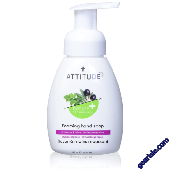 Coriander Olive Hypoallergenic Foaming Hand Soap 10 fl oz Attitude