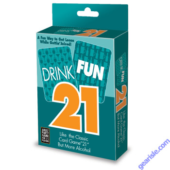 Little Genie Drink Fun 21 Adult Card Game Blackjack box