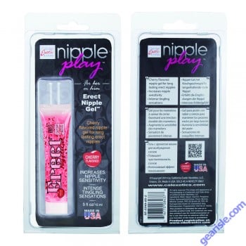 Nipple Play Erect Gel Cherry Flavored For Her or Him 