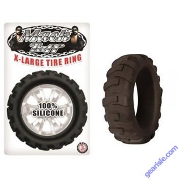 Cock Ring Silicone X Large Tire Black Mack Tuff