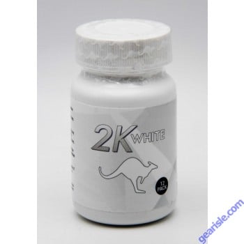Kangaroo 2K White 12 Counts Male Enhancement Bottle