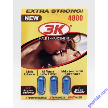 3K Blue 4800 XT Male Sexual Enhancement Pill