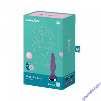 Plug Ilicious 1 Vibrator Waterproof Rechargeable Purple Satisfyer box