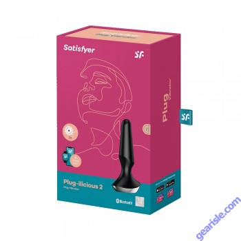Plug Ilicious 2 Vibrator Black Waterproof Rechargeable Satisfyer box