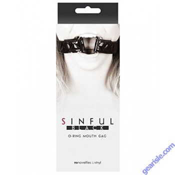 Sinful Black O-Ring Mouth Gag