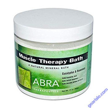 Muscle Therapy Bath Eucalyptus Rosemary 17 Oz Abra Therapeutics