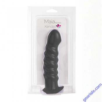 Maia Kendall Silicone Dong Black Suction Cup Dildo box