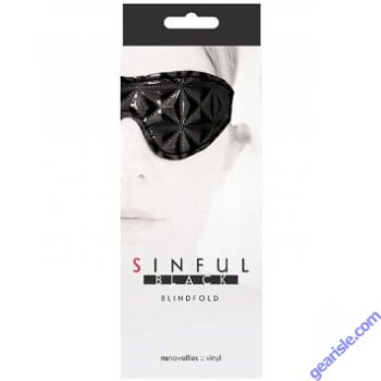 Sinful Black Blindfold by NS Novelties