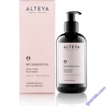 Bio Damascena Rose Otto Face Wash 250ml Alteya Organics box