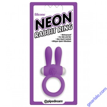 Neon Rabbit Ring Vibrating 