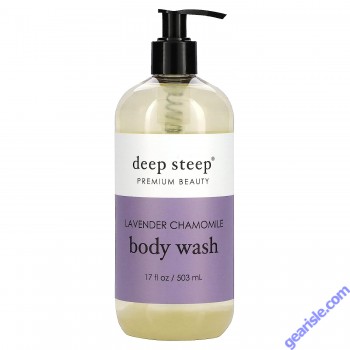 Premium Beauty Lavender Chamomile Body Wash 17 Oz Deep Steep