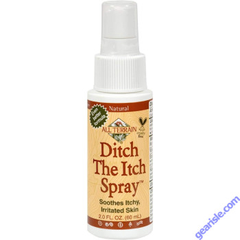 Ditch The Itch Spray 2 Oz Natural Ingredients All Terrain front