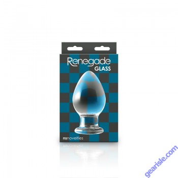 NS Novelties Renegade Glass Knight Clear box