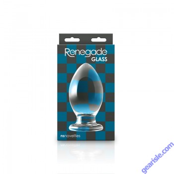 NS Novelties Renegade Glass Bishop Clear box