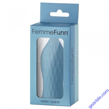 FemmeFunn Versa T Sleeve Light Blue Silicone box