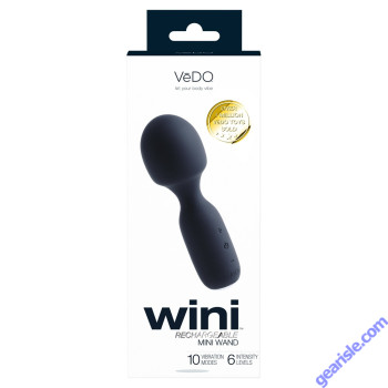 Mini Wand Vibrator Vedo Wini Rechargeable Waterproof box