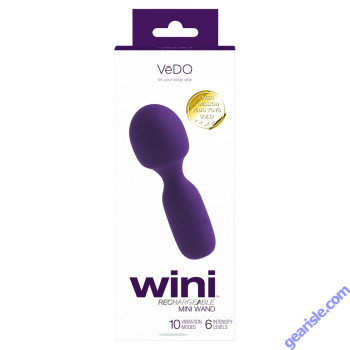 Mini Wand Vibrator Vedo Wini Rechargeable box
