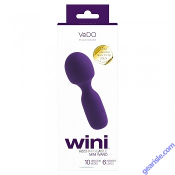 Mini Wand Vibrator Vedo Wini Rechargeable box