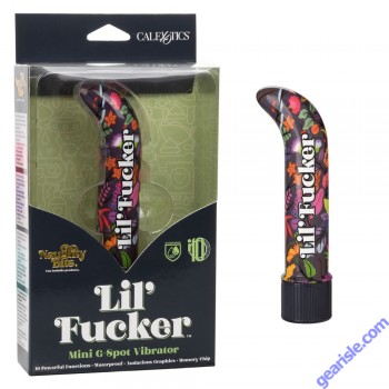 CalExotics Naughty Bits Lil' Fucker Mini G Spot Vibrator box