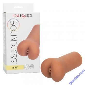 CalExotics Boundless Anus Brown Life Like Closed Ended Masturbator box