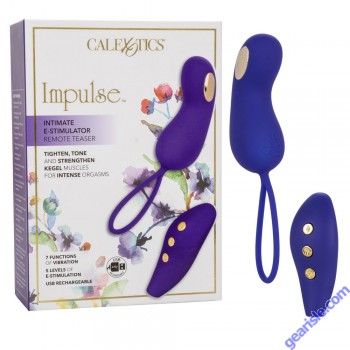 CalExotics Impulse Rechargeable Intimate E-Stimulator Remote Teaser box