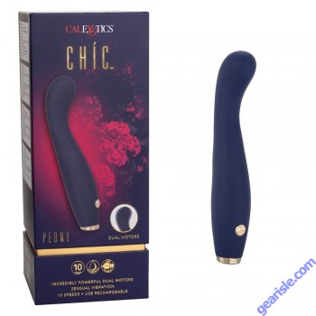 Calextotics Chic Peony Flexible Silicone Case Rechargeable Vibrator box