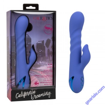 CalExotics California Dreaming L.A. Love Thrusting Vibrator Silicone box