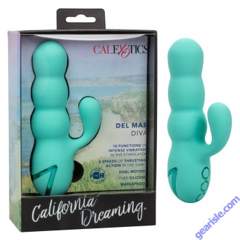 CalExotics California Dreaming Del Mar Diva Vibrator Rechargeable box