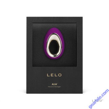 Lelo Alia Rechargeable Silicone Waterproof Compact Vibrator Rose box