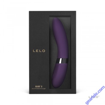 Lelo Elise 2 Plum Dual Motors Luxury Rechargeable Vibrator box