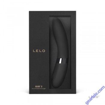 Lelo Elise 2 Black Dual Motors Luxury Rechargeable Vibrator box