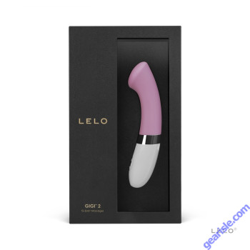 Lelo Gigi 2 Pink Curved G Spot Silicone Vibrator box