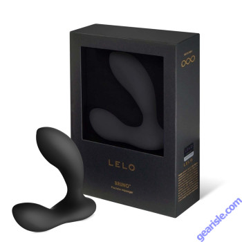 Lelo Bruno Prostate Massager Black Rechargeable Waterproof Vibrator box