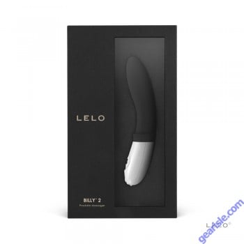 Lelo Billy 2 Prostate Massager Black Rechargeable Silicone Vibrator box