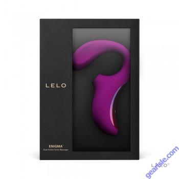 Lelo Enigma G Spot Double Stimulator Rechargeable Sonic Vibrator Rose box