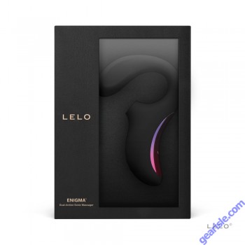 Lelo Enigma G Spot Double Stimulator Rechargeable Sonic Vibrator Black box