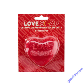 Heart Soap Dirty Love Rose Scented Premium Shots Toys box