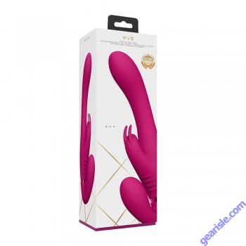 Suki Pink Silicone Vibrator Shots Toys box