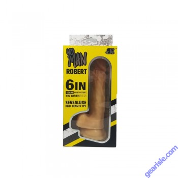 SI Novelties Yo Man Robert 6" Life Like Dildo Vanilla Suction Cup