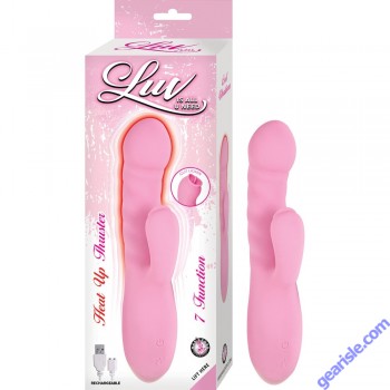 Nasstoys Luv Heat Up Thruster Pink Clit Licker Silicone Vibrator